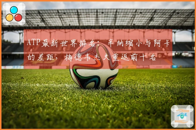 ATP最新世界排名：辛纳缩小与阿卡的差距，梅德韦杰夫重返前十名